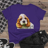 Cocker Spaniel 'Hogan' Women's Midweight Cotton Tee