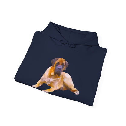 Mastiff 'Muary' Unisex 50/50 Hooded Sweatshirt