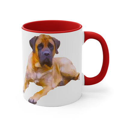 Mastiff 'Maury' Accent Coffee Mug, 11oz