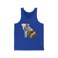 'Bugsy' English Bulldog Unisex Jersey Tank