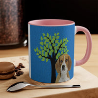 Beagle 'Hopper' 11oz Ceramic Accent Mug: Sip in Style