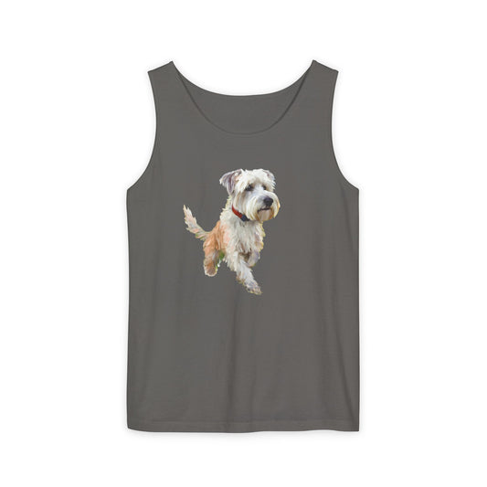 Dandie Dinmont Terrier  -  Unisex Garment-Dyed Tank Top