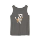 Dandie Terrier  -  Unisex Garment-Dyed Tank Top