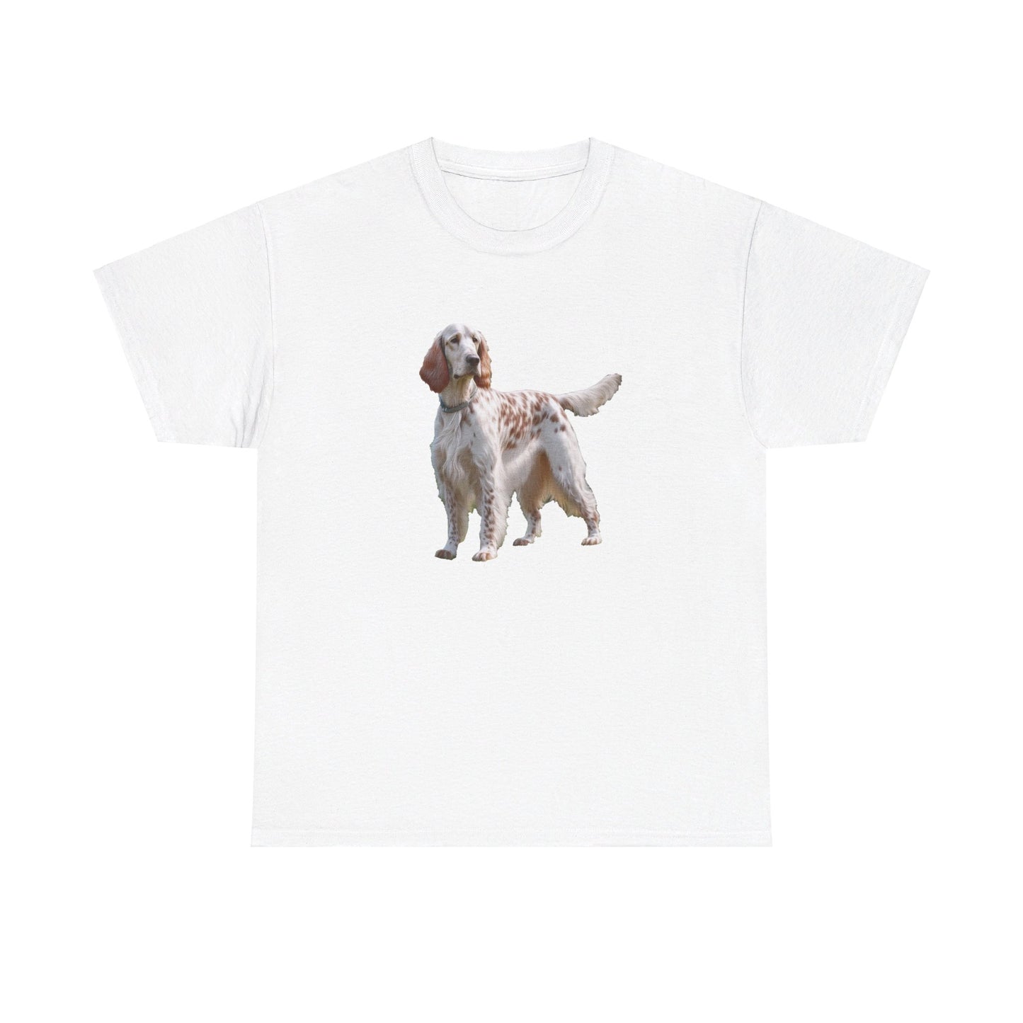 English Setter No 4 - Unisex Heavy Cotton Tee