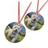 Westie #2 - West Highland Terrier Metal Ornaments