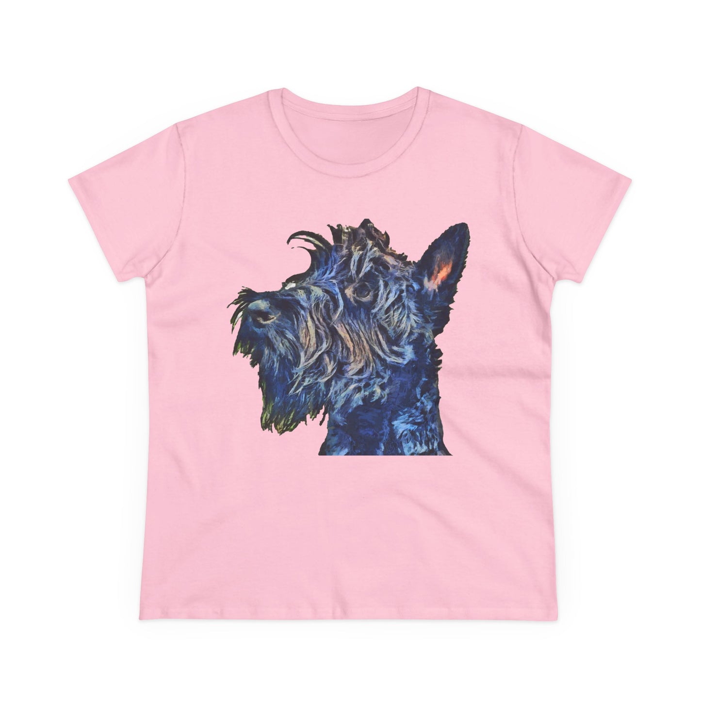 Scottish Terrier 'Scottie' Women's Midweight Cotton Tee