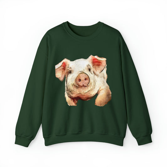 Pig 'Petunia' Unisex 50/50 Crewneck Sweatshirt