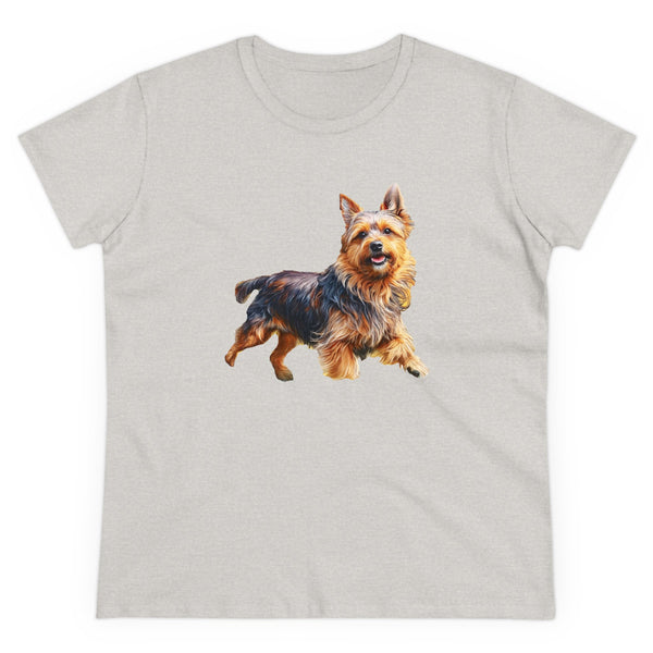 Australian Terrier Women's Midweight Cotton Tee