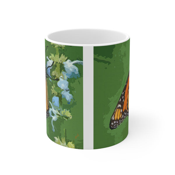 Monarch Butterfly Ceramic Mug 11oz