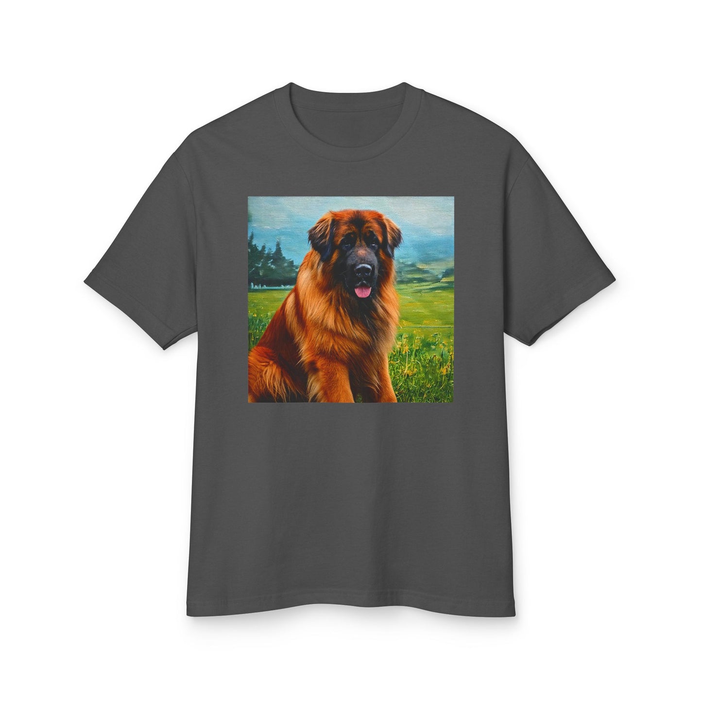 Leonberger Unisex Relaxed Fit Garment Dyed Cotton Tee