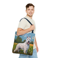 Bouvier des Ardennes - Polyester Tote Bag (AOP)