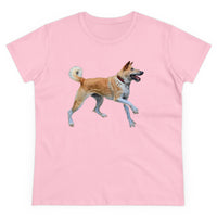 Korean Jindo Women's Midweight Cotton Tee