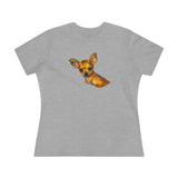 Chihuahua 'Belle' Women's Relaxed Fit Cotton Tee