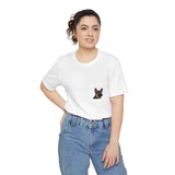 German Shepherd Puppy Unisex Pocket T-shirt
