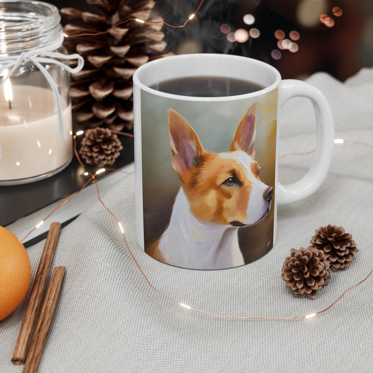 Canaan Dog of Israel Ceramic Mug 11oz