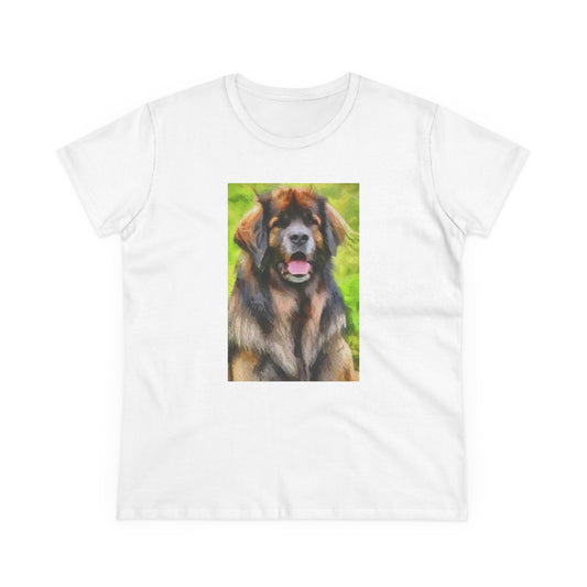 Leonberger Women's Midweight Cotton Tee