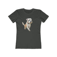 Dandie Dinmont Terrier -  Women's Slim Fit Ringspun Cotton Tee