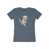 Dandie Dinmont Terrier -  Women's Slim Fit Ringspun Cotton Tee