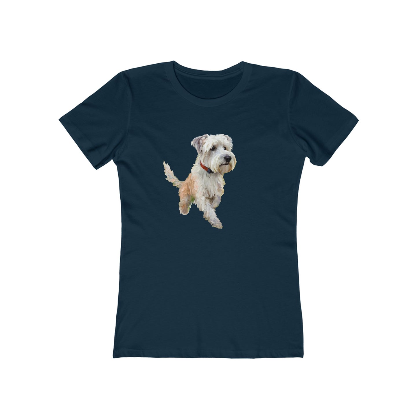 Dandie Dinmont Terrier -  Women's Slim Fit Ringspun Cotton Tee