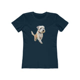 Dandie Dinmont Terrier -  Women's Slim Fit Ringspun Cotton Tee
