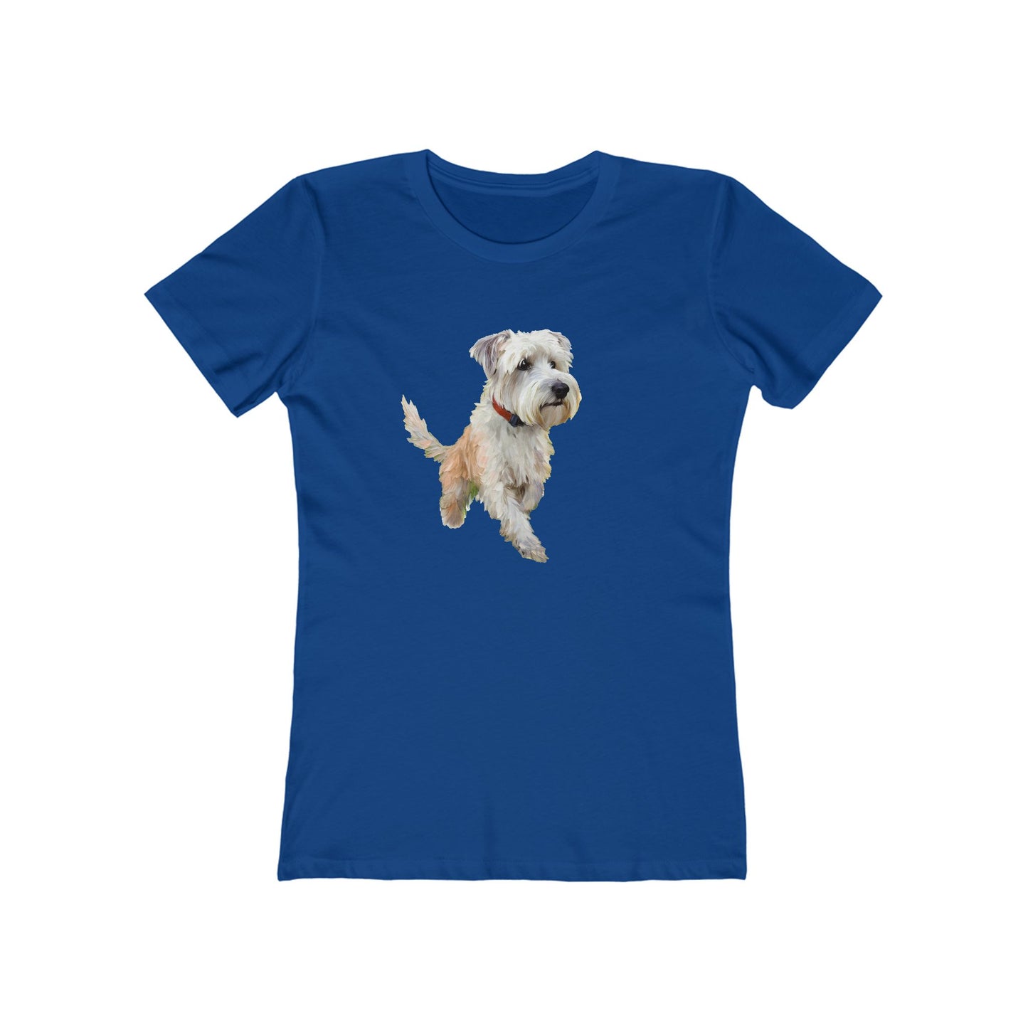 Dandie Dinmont Terrier -  Women's Slim Fit Ringspun Cotton Tee