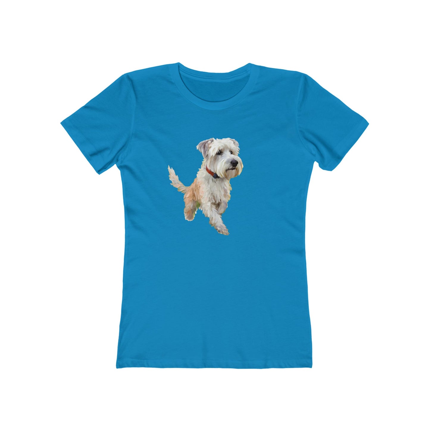 Dandie Dinmont Terrier -  Women's Slim Fit Ringspun Cotton Tee