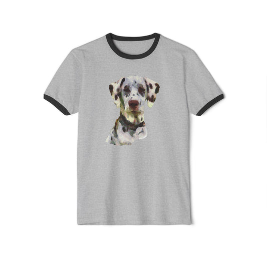 Dalmatian Classic Cotton Ringer T-Shirt