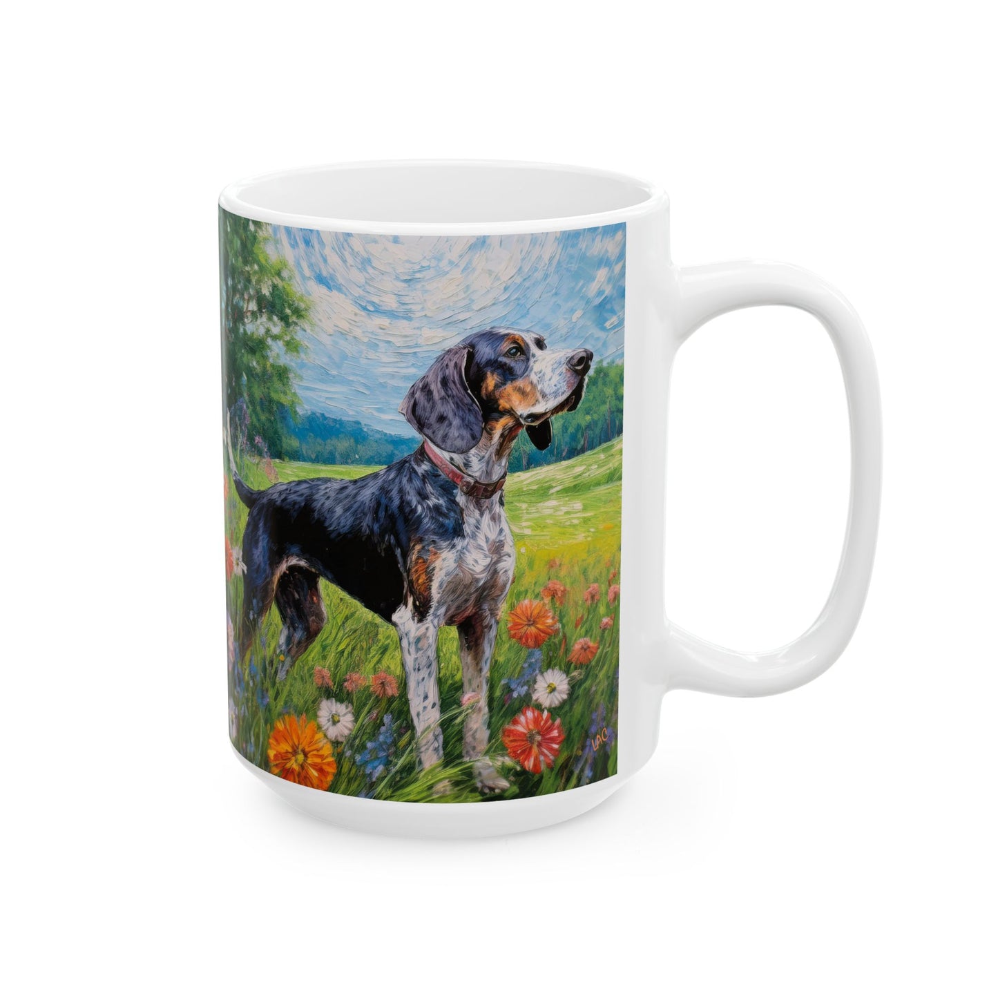 Bluetick Coonhound Ceramic Mug - Elevate Every Sip