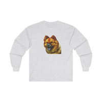 Chow Unisex Cotton Long Sleeve Tee