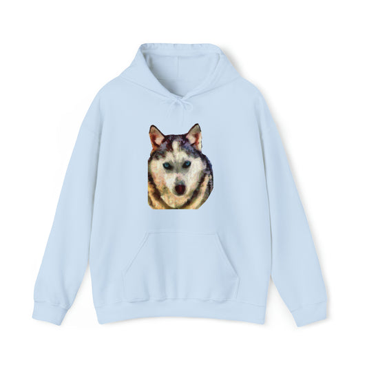 Siberian Husky 'Sacha' Unisex 50/50 Hoodie