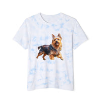 Australian Terrier Unisex Fashion Tie-Dyed T-Shirt