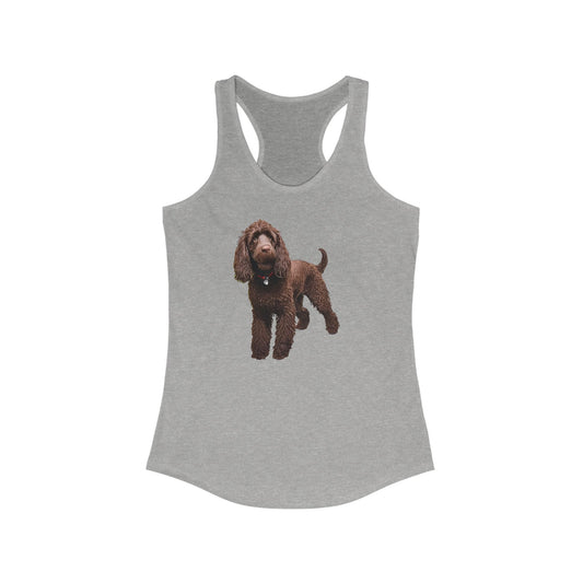 Irish Water Spaniel Women's Racerback Tank