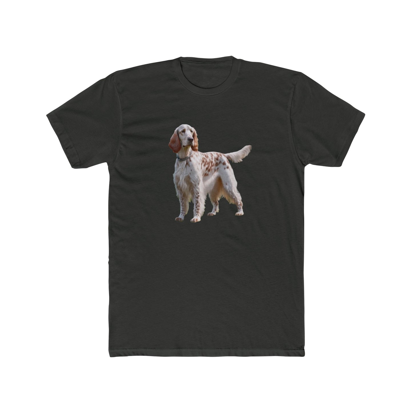 English Setter #4 - Men's Fitted Cotton Crew Tee