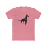 Doberman Pinscher #1  --  Men's Fitted Ctton Crew Tee