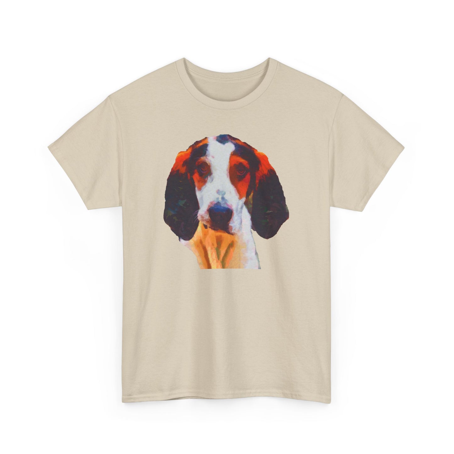 Elegant Treeing Walker Coonhound Unisex Heavy Cotton Tee