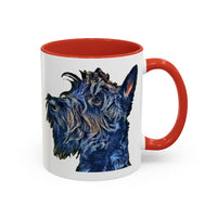 Schnauzer Ceramic Accent Coffee Mug, 2 sizes