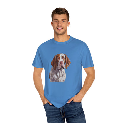 Bracco Italiano Unisex Relaxed Fit Garment-Dyed T-shirt