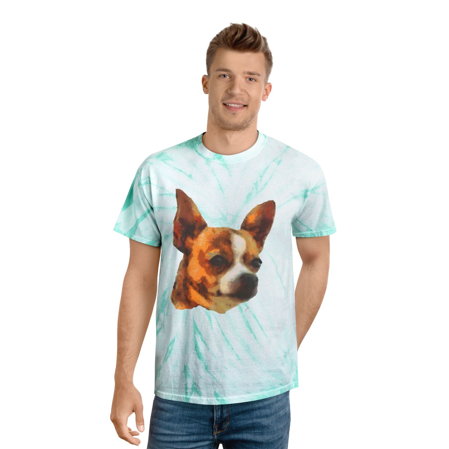 Chihuahua 'Paco' Tie-Dye Tee, Cyclone