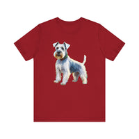 White Schnauzer Unisex Jersey Short Sleeve Tee