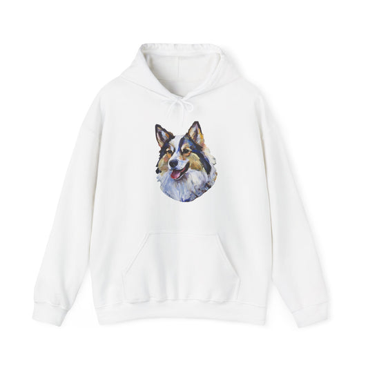Alaskan Klee Kai Unisex 50/50 Hooded Sweatshirt