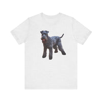 Kerry Blue Terrier Unisex 100% Cotton Jersey Short Sleeve Tee
