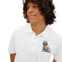 Clumber Spaniel - Men's Piqué Polo Shirt