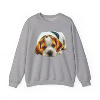 English Foxhound 'Sasha' Unisex 50/50 Crewneck Sweatshirt