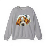 English Foxhound 'Sasha' Unisex 50/50 Crewneck Sweatshirt