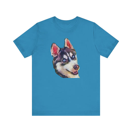 Siberian Husky 'Iditarod' Unisex Jersey Short Sleeve Tee