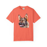 German Shepherd 'Hans' Unisex Relaxed Fit Garment-Dyed T-shirt