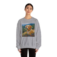 Golden Retriever Unisex 50/50 Crewneck Sweatshirt