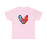 Rooster 'Craw' Unisex Heavy Cotton Tee