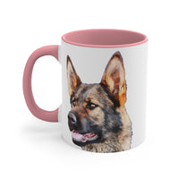 German Shepherd 'Hans' Accent Coffee Mug, 11oz