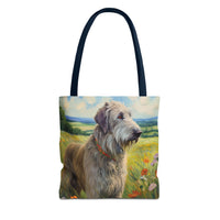 Irish Wolfhound Polyester Tote Bag (AOP)